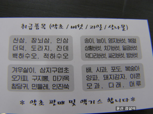 산야초건강원 이미지