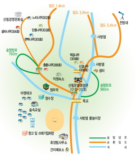 국립용현자연휴양림 이미지