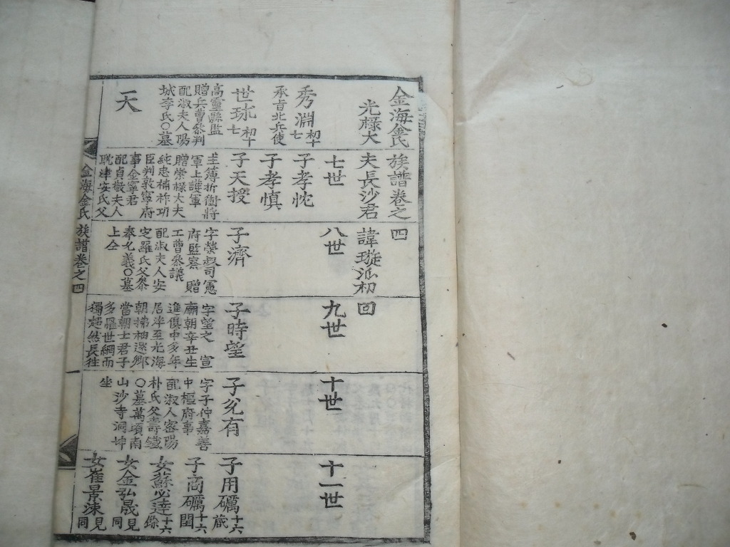 김씨족보 이미지