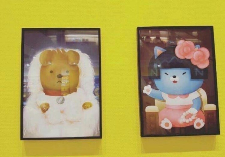 카카오프렌즈 캐릭터들의 돌사진 | 인스티즈