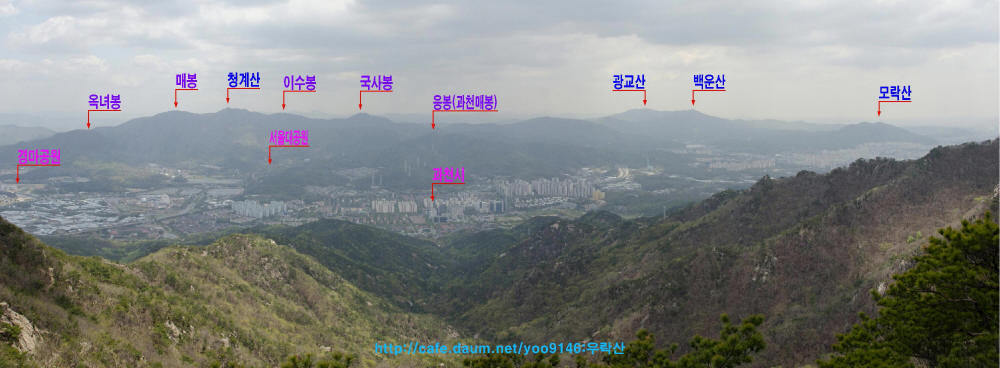 능선 조망점 이미지