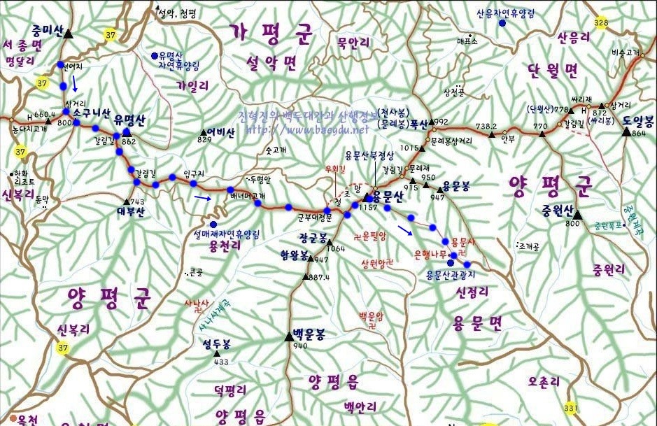 유명산 이미지