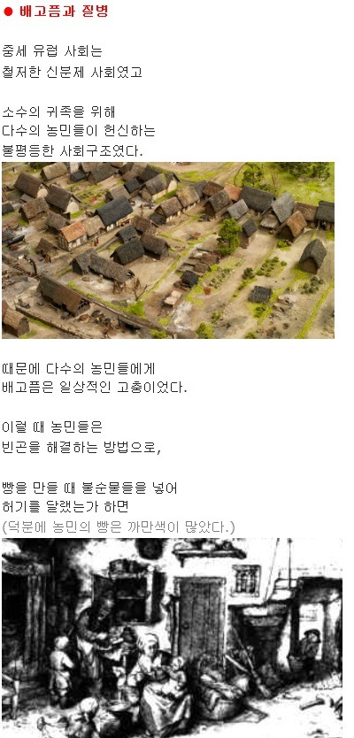 중세 유럽 하층민들은 어떻게 살았을까? | 인스티즈