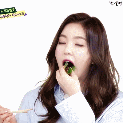 음식 먹는 모습도 이쁜 아이린.gif | 인스티즈