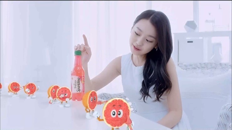 트로피카나 스파클링 전속모델 이수민 | 인스티즈