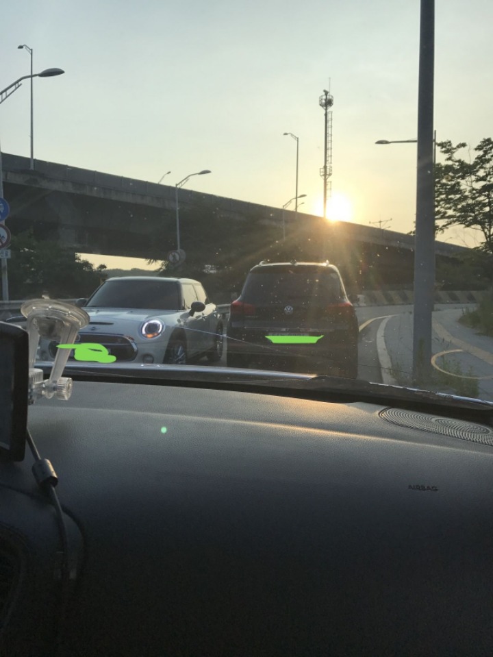 오늘자 운전미숙자 역주행 | 인스티즈
