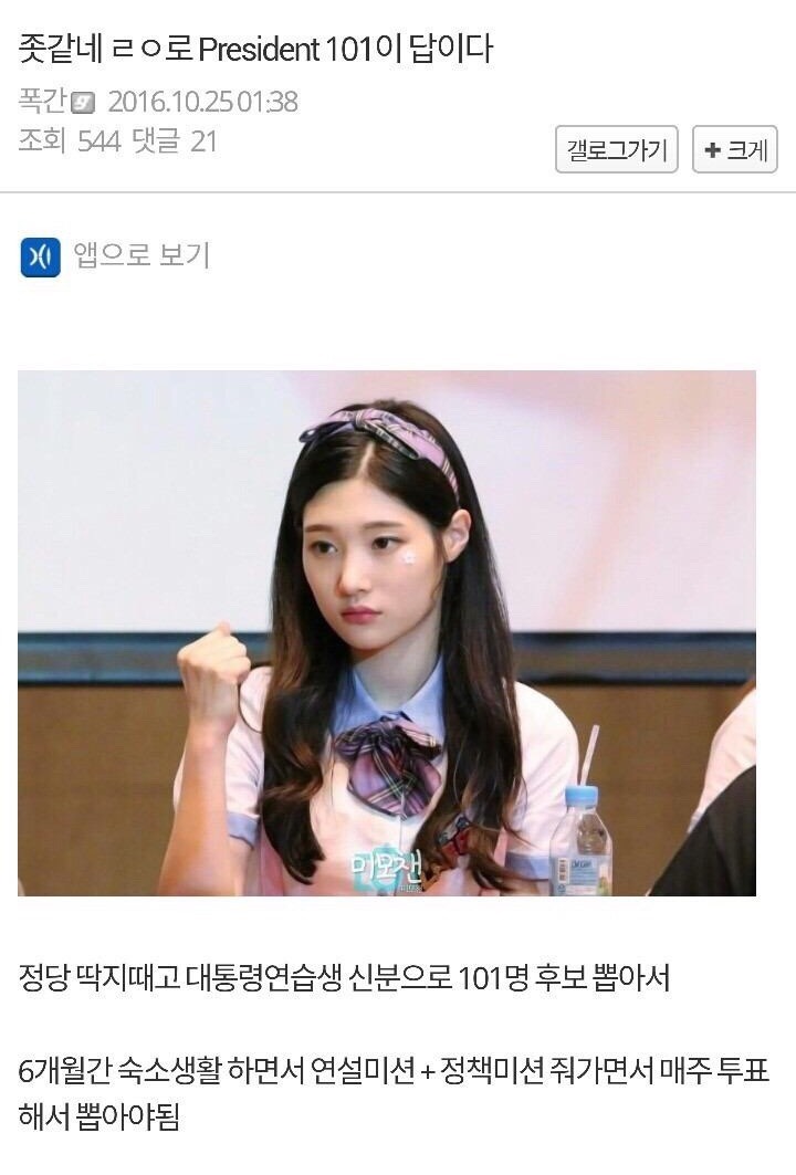 프레지던트 101 | 인스티즈