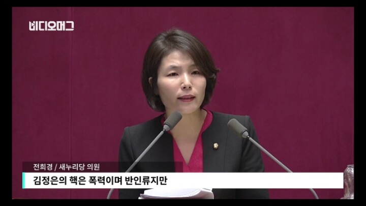 뉴라이트 계열 출신 새누리 전희경이 말하는 우리나라에 핵이 필요한 이유 (기적의 논리) | 인스티즈