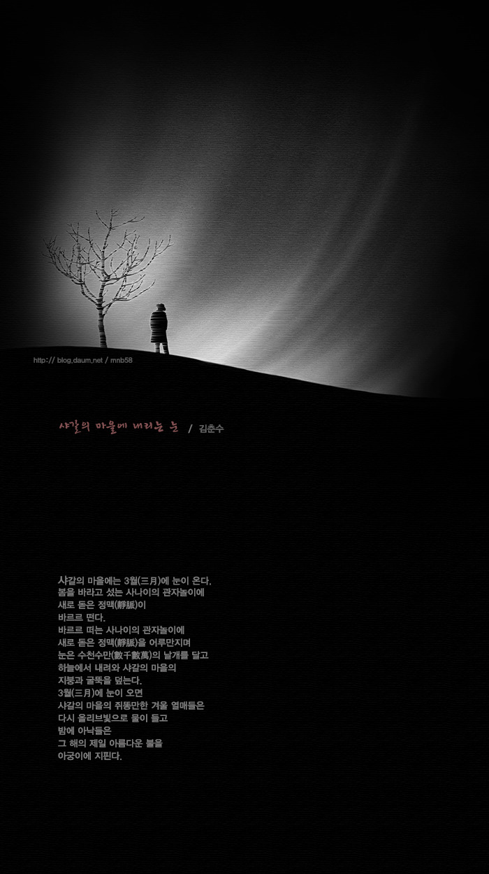 샤갈의눈내리는마을 이미지