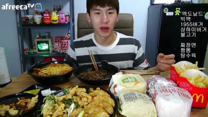 먹방 BJ 먹는양 3대천왕 | 인스티즈