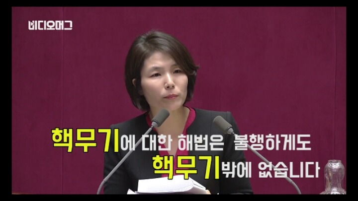 뉴라이트 계열 출신 새누리 전희경이 말하는 우리나라에 핵이 필요한 이유 (기적의 논리) | 인스티즈