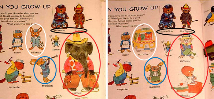 어느 서양 동화책의 구판(1949년도)과 개정판(1963년도) 사이의 차이 | 인스티즈