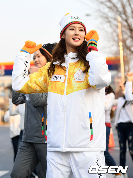치어리더 박기량 성화봉송. jpg | 인스티즈