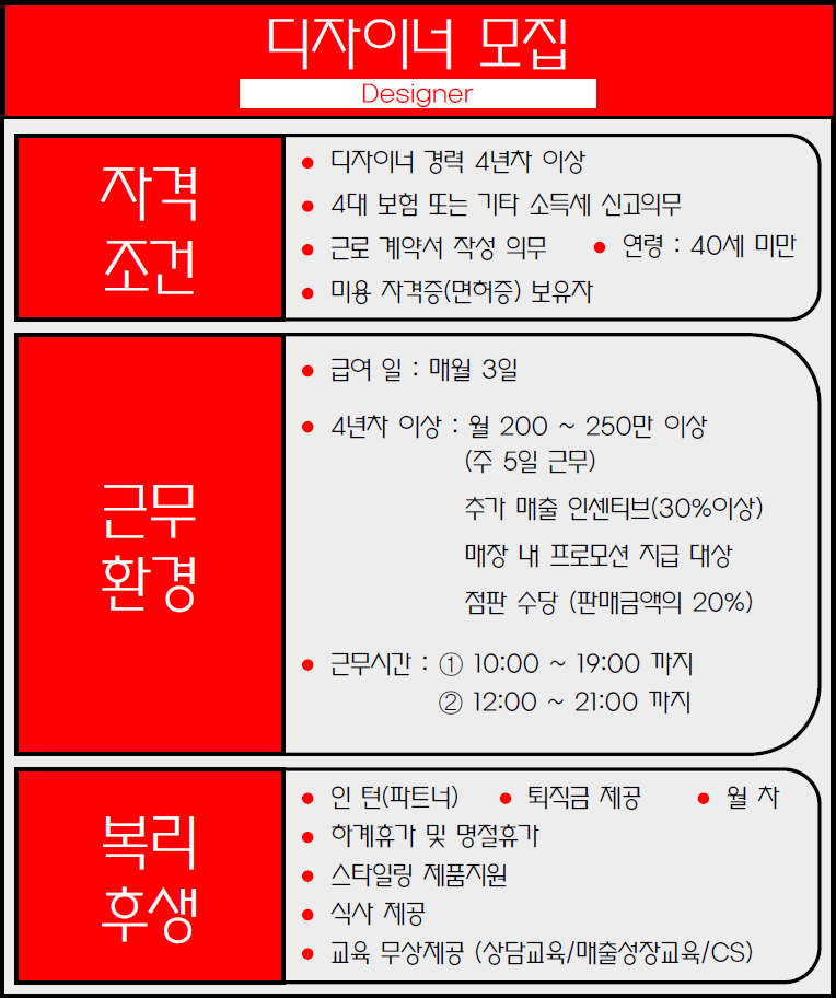 가위와 빗 헤어살롱 이미지