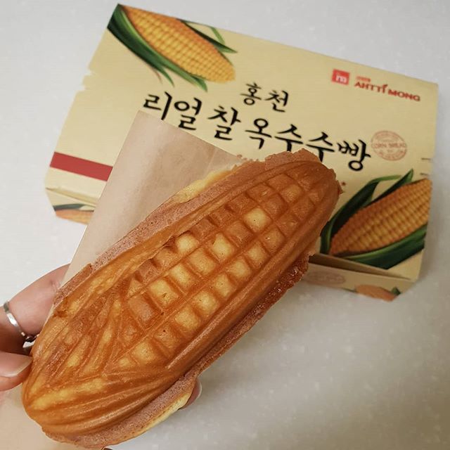 홍천찰옥수수빵 이미지