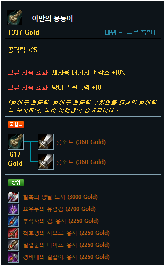 [LOL] 다시 부활했으면 하는 아이템은? | 인스티즈