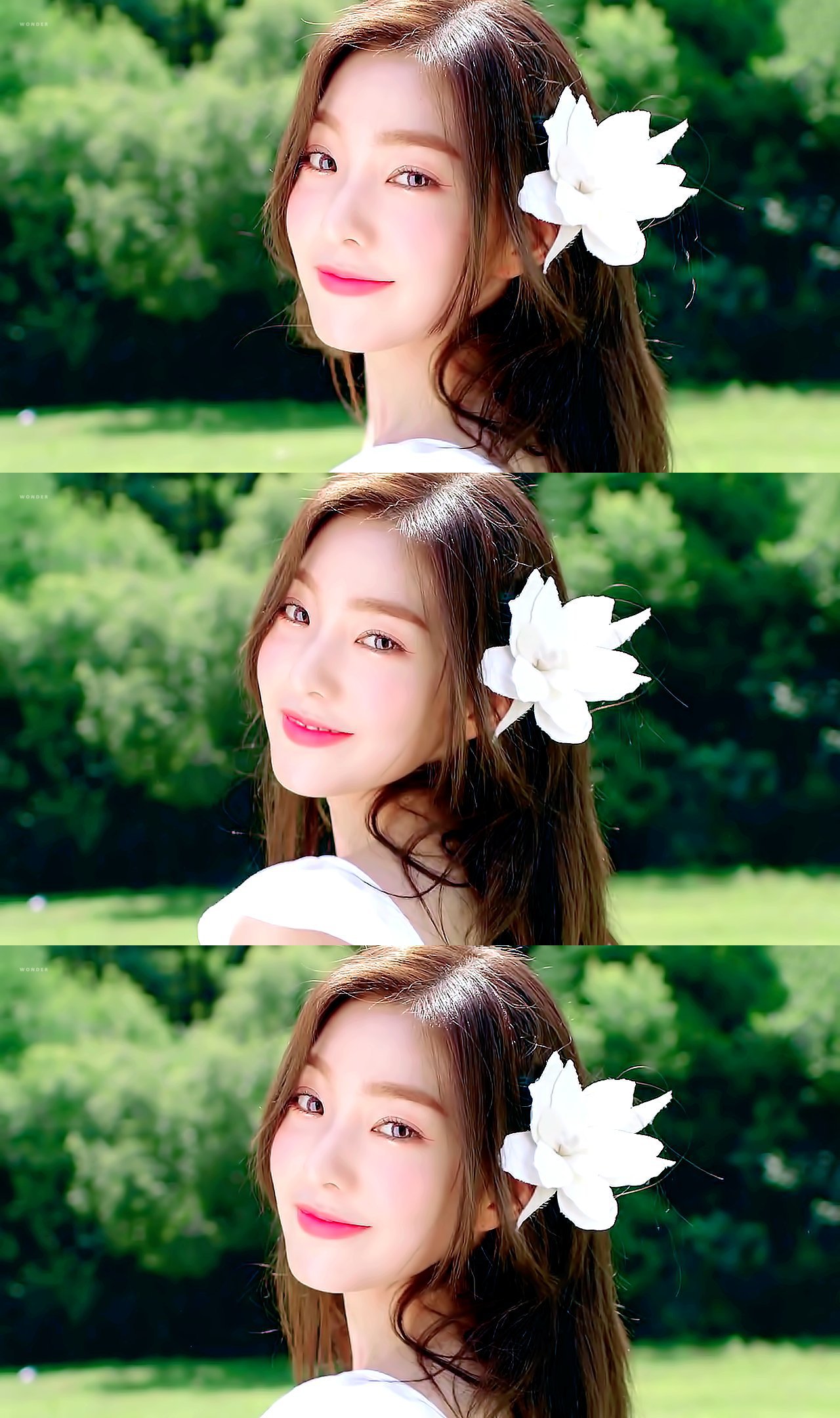 꽃을 단 아이린.gif | 인스티즈