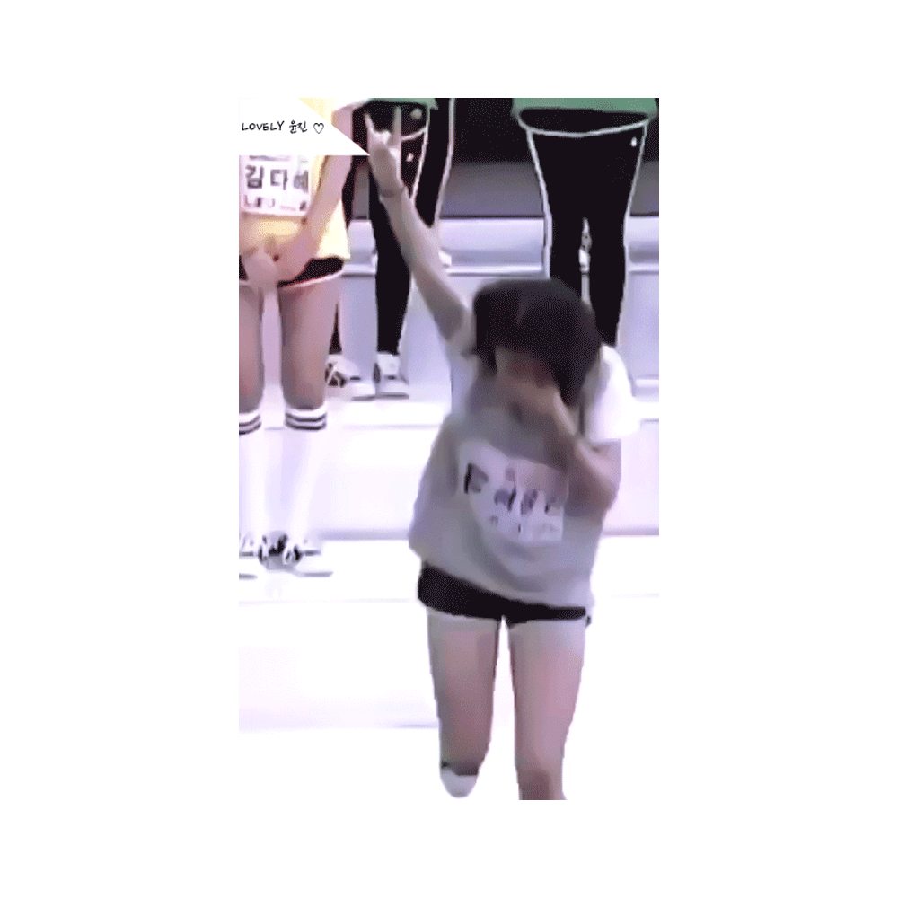 프로듀스48 기린쨩 허윤진.gif | 인스티즈