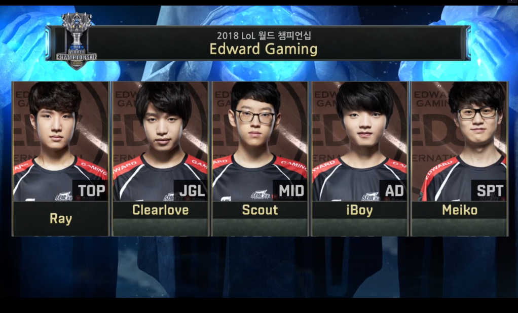 [LOL] 2018 롤드컵 플레이-인 스테이지 / 대회 이틀째 제 1경기, EDG(중국) vs INF(북라틴) - 경기결과 | 인스티즈