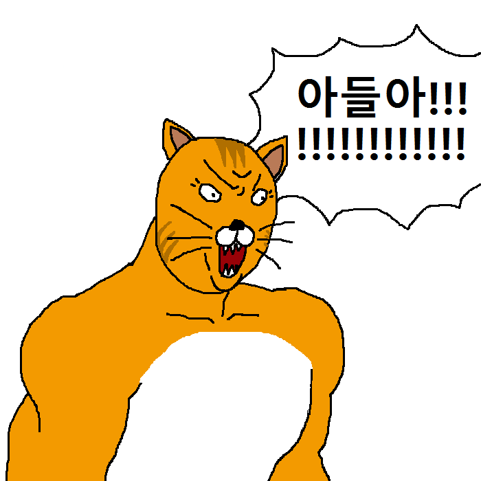 상남자 고양이가 아들 교육하는 만화 | 인스티즈