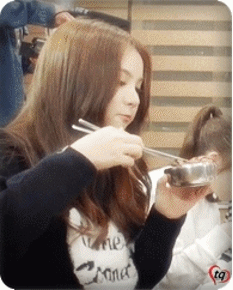 오물오물 잘먹는 은하.gif | 인스티즈